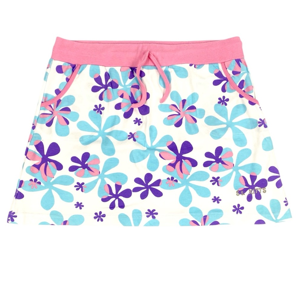 Vintage Y2K Flower Power Mini Skirt